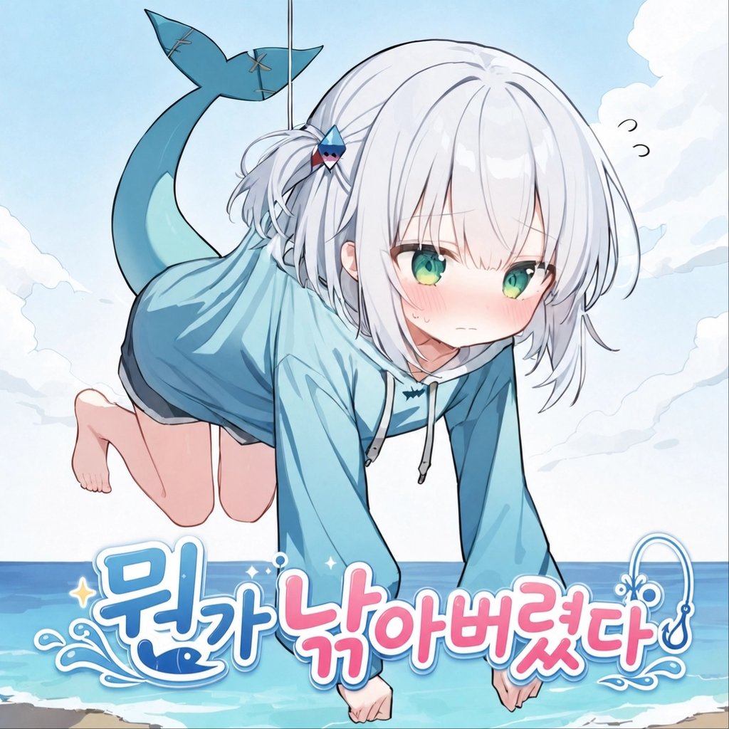 뭔가 낚아버렸다