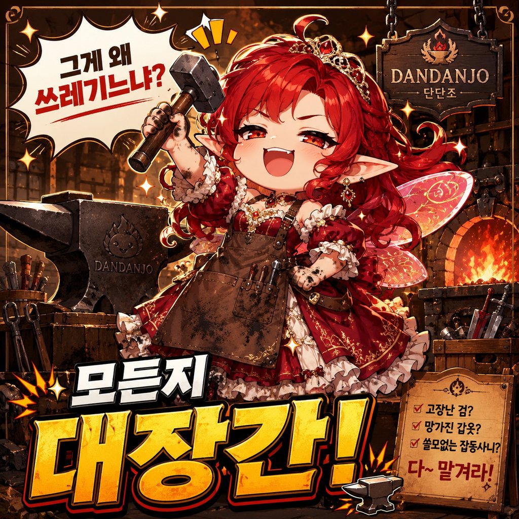 고철도 재료다 대장간!