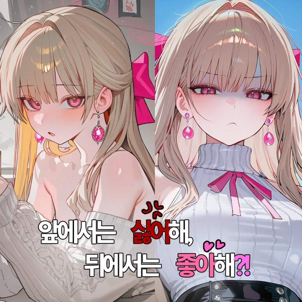 앞에서는 싫어해, 뒤에서는 좋아해?!