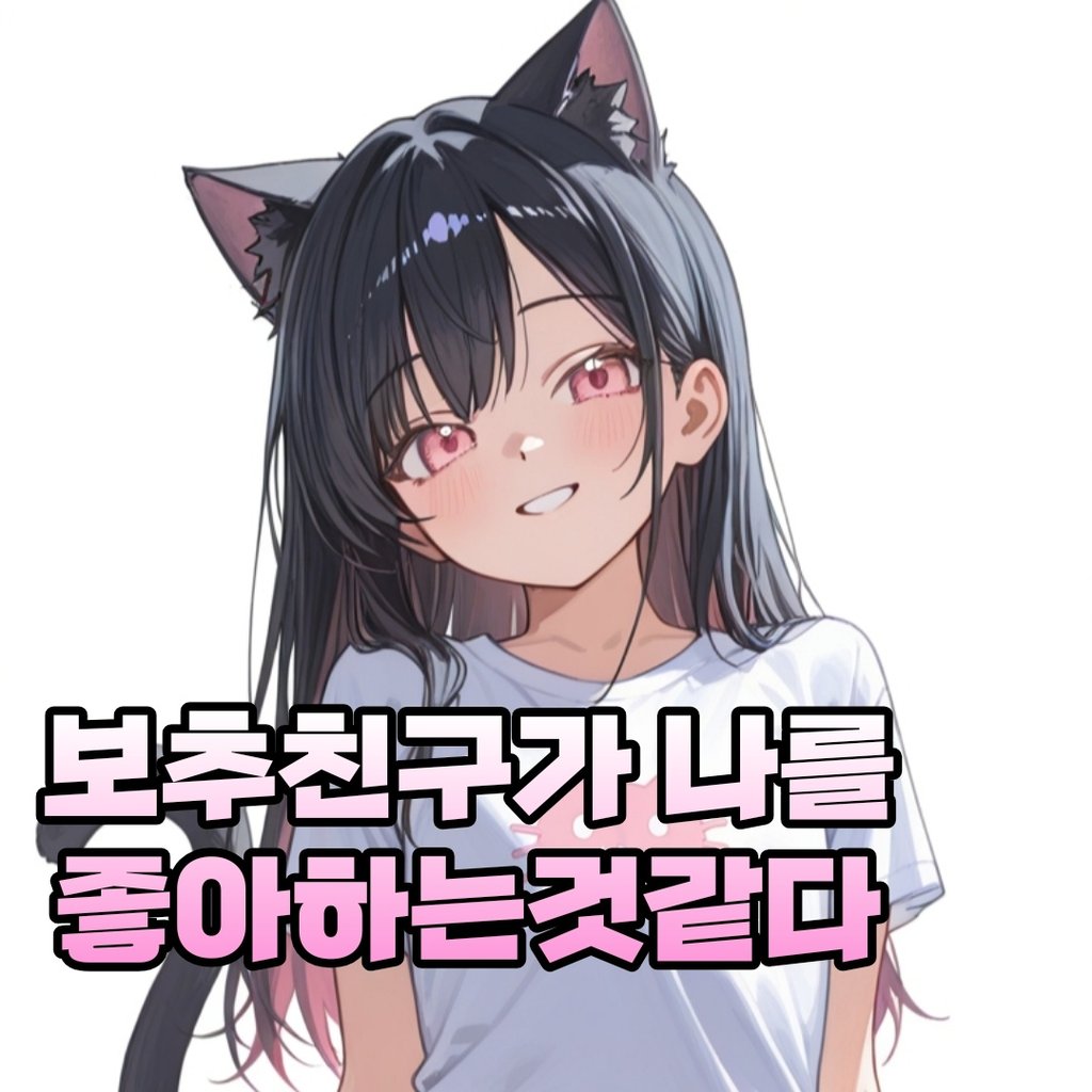 보추친구가 나를 좋아하는것같다