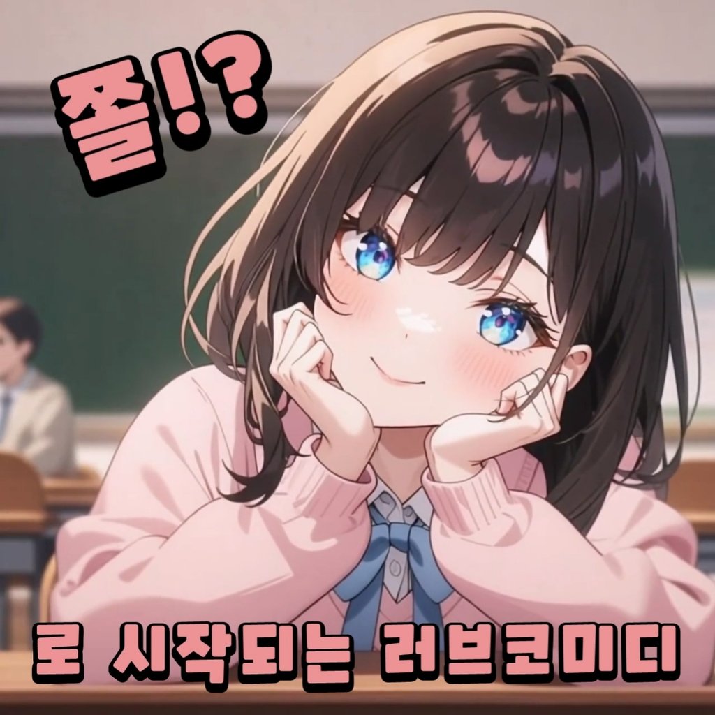 "쫄!?"로 시작되는 러브코미디!?