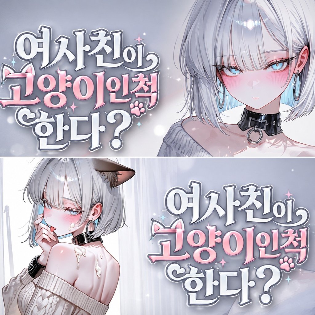 여사친이 고양이인척 한다?