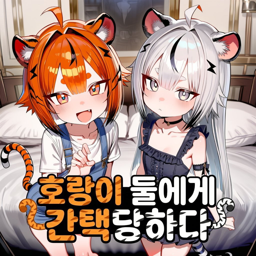 호랑이 둘에게 간택당하다
